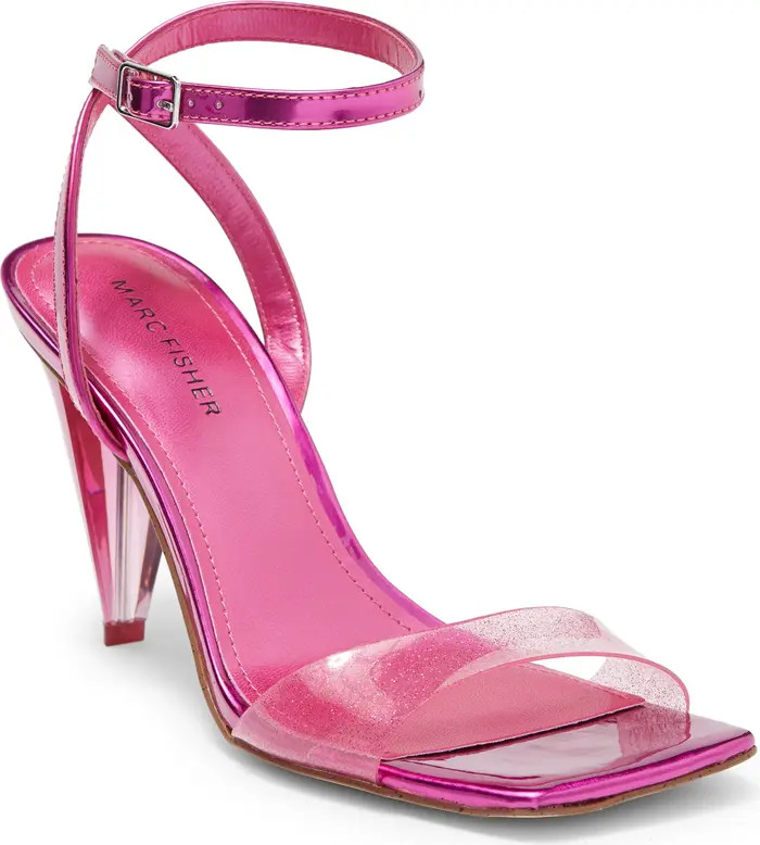 Clear Strap Cone Heel Sandal (Women) | Nordstrom Rack