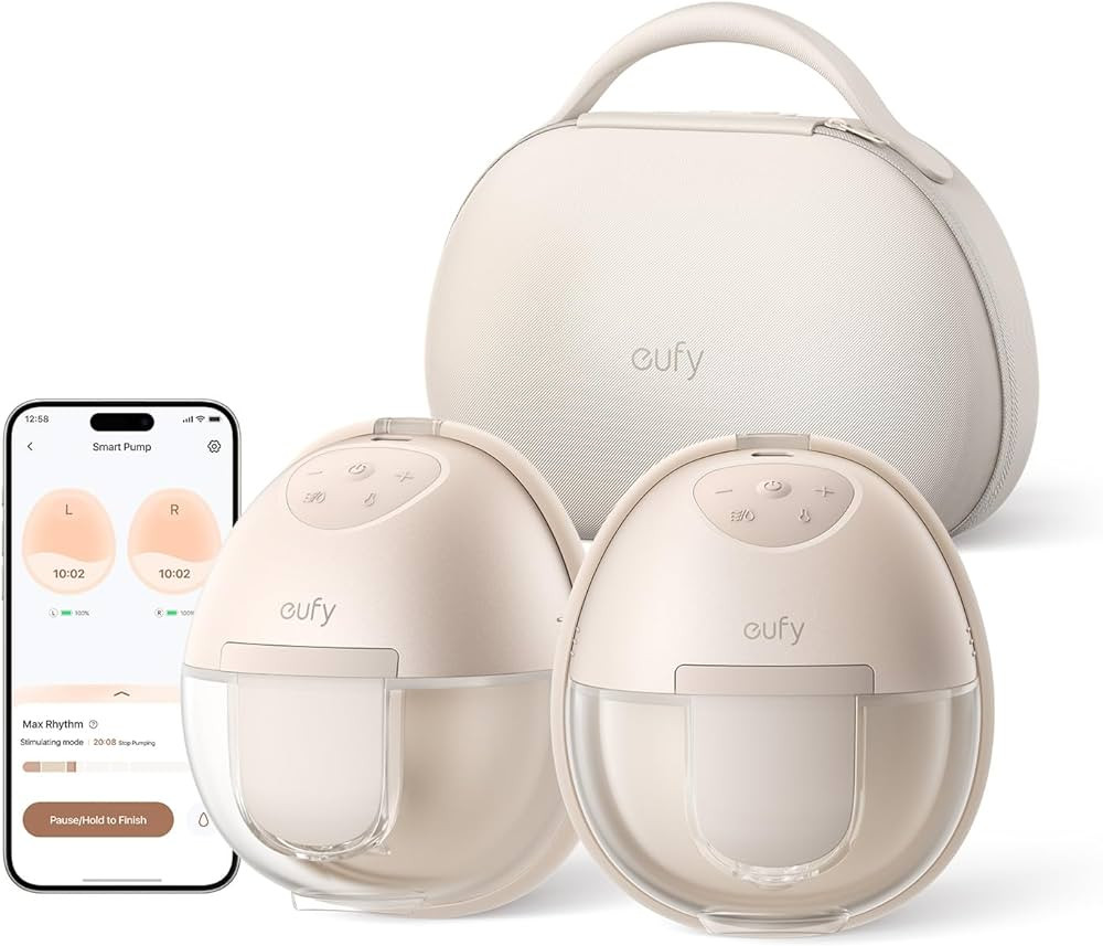 eufy Wearable Breast Pump S1 Pro, Electric Hands-Free Breast Pump with Heating Technology, Portab... | Amazon (US)