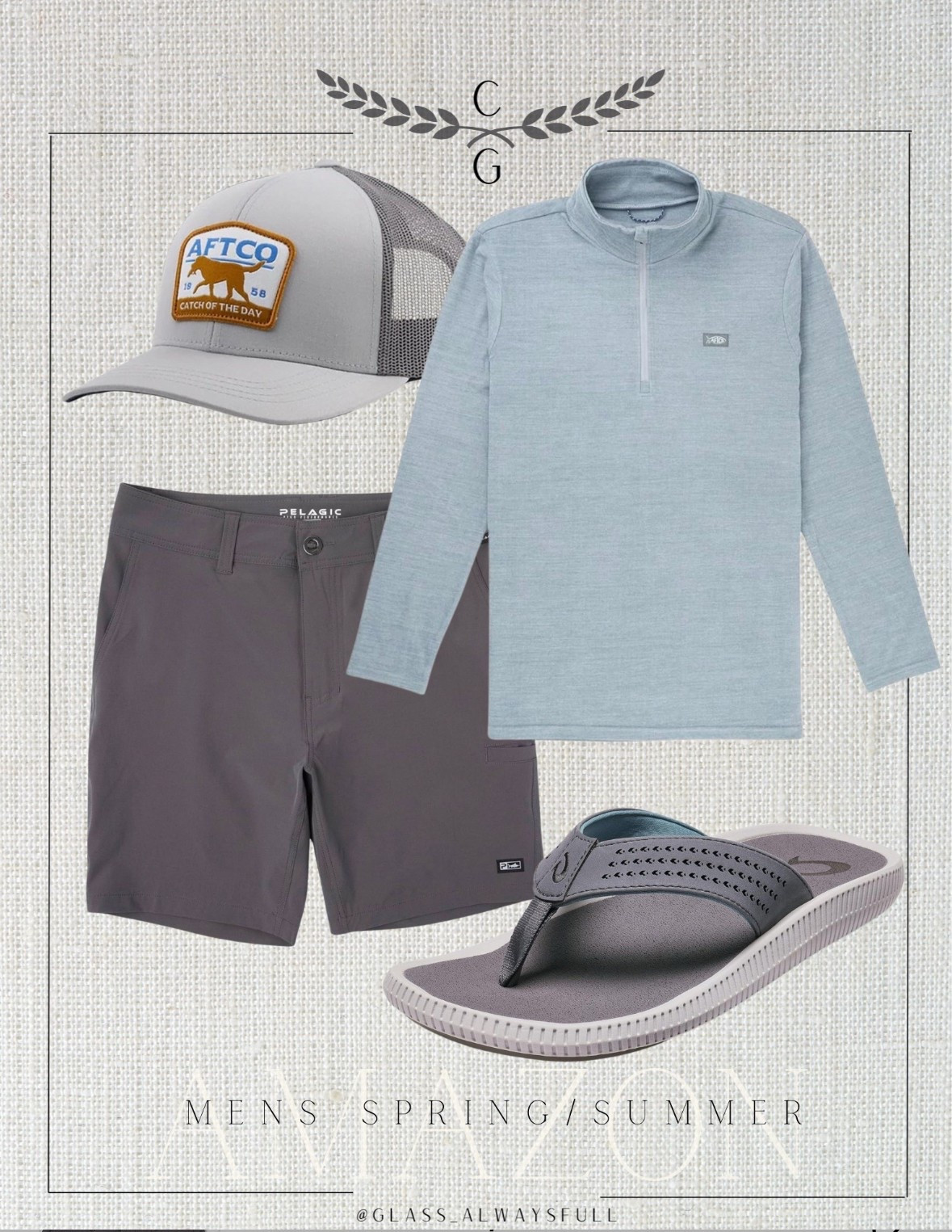 Amazon men’s outfit, men’s spring outfit, men’s summer outfit, men’s flip flops, men’s cap, men’s polo shirt, Easter, men’s golf shirt, men’s vacation outfit, Father's Day, men’s spring clothes, mens spring wardrobe, men’s wardrobe capsule, men’s shorts, Amazon men’s. Callie Glass @glass_alwaysfull 
#LTKmens #ltkgiftguide #ltkseasonal #ltkseasonal #ltkmens #ltkfamily  #LTKGiftGuide



#LTKSeasonal #LTKMens #LTKFamily
