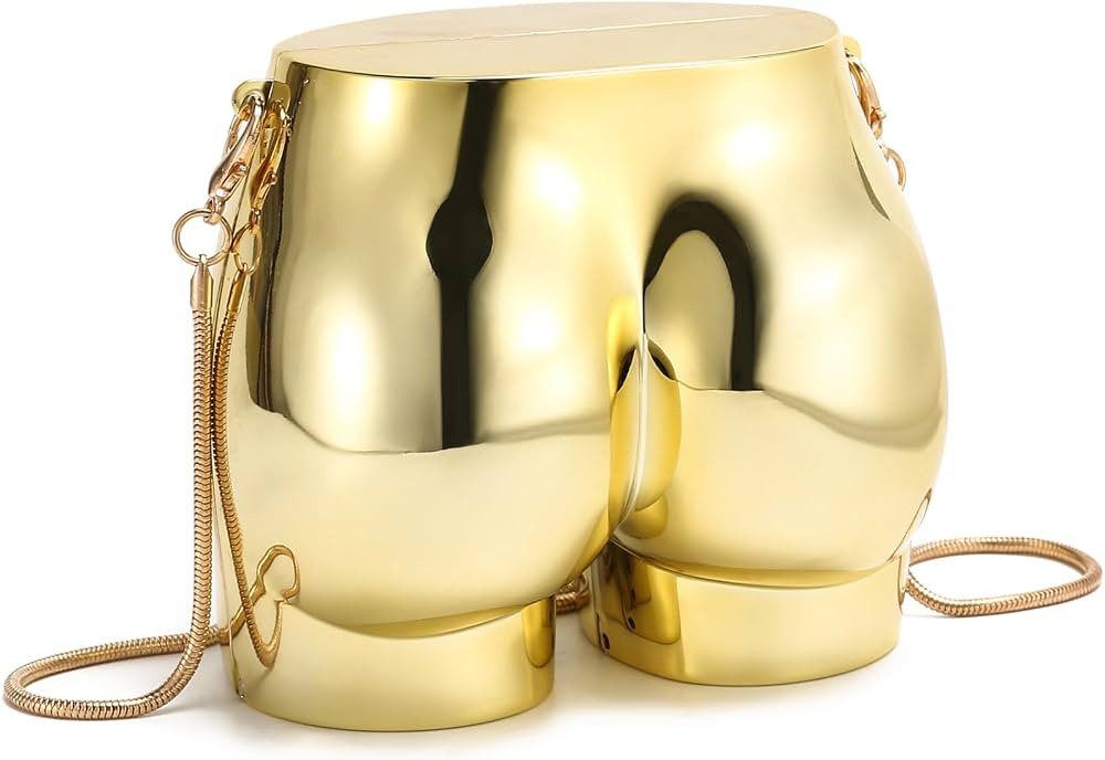 YIKOEE Mini Novelty Purse for Women Funny Acrylic Crossbody Clutch Unique Shoulder Bag | Amazon (US)