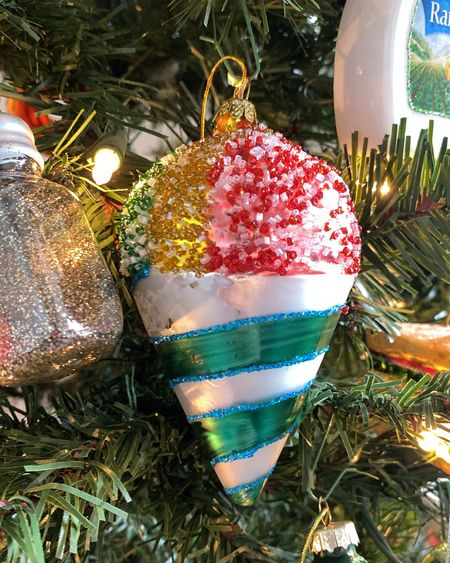 Snowcone ornament for food themed Christmas tree // snocone ornament, food Christmas ornament, food Christmas tree 

#LTKHoliday #LTKGiftGuide #LTKunder50