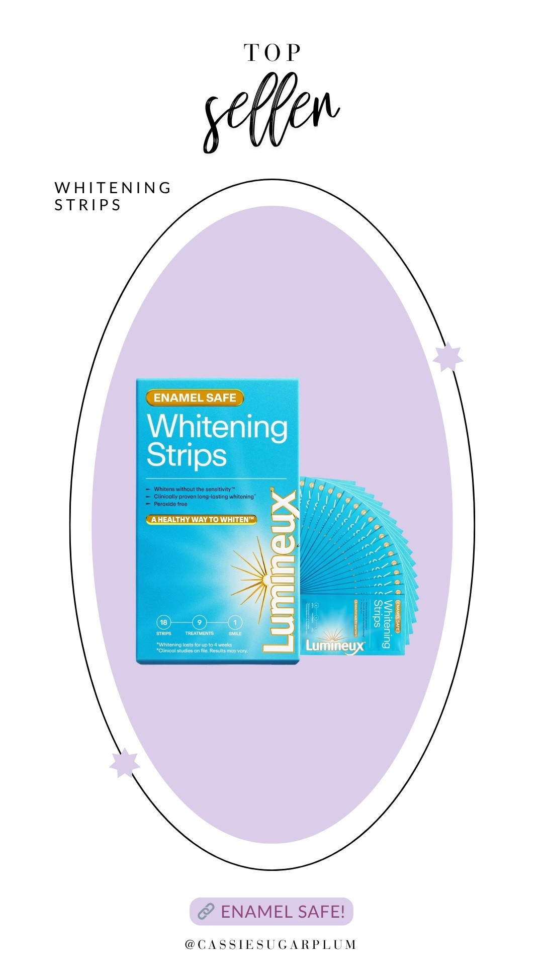 The BEST Lumineux teeth whitening strips on Amazon. Enamel safe and peroxide free!

#LTKOver40 #LTKBeauty #LTKSeasonal