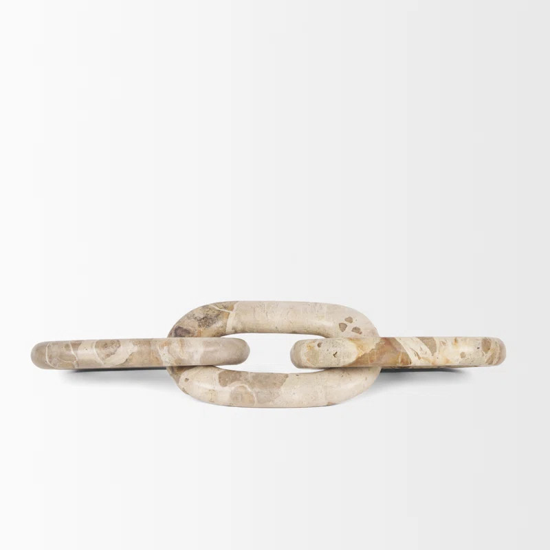 Pinehurst Marble Chain Link Decorative Object | Wayfair North America