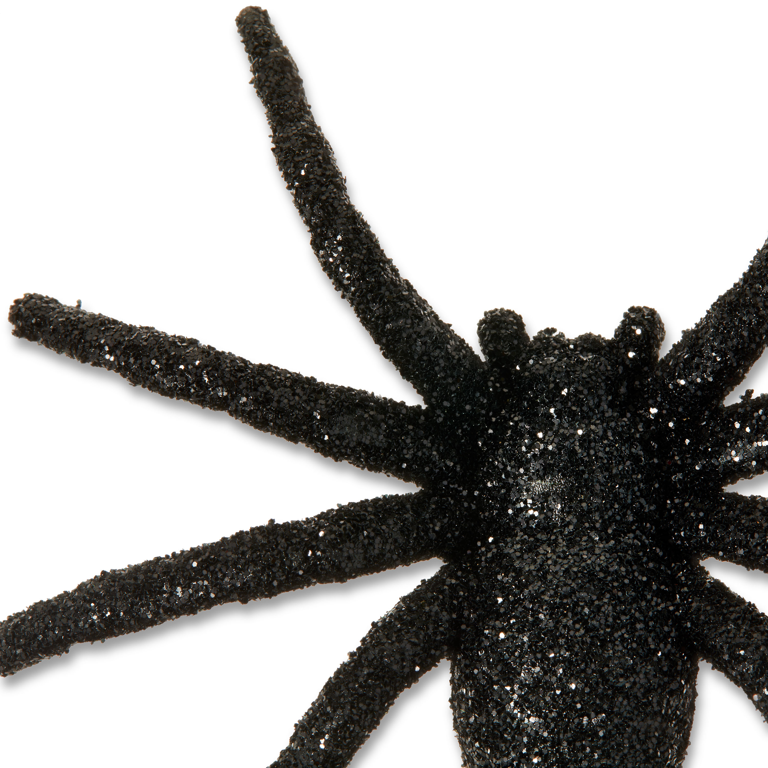 Halloween 2.8-in Length Black Glitter Spider Decorations, 8 Count, Party Favors, by Way to Celebr... | Walmart (US)