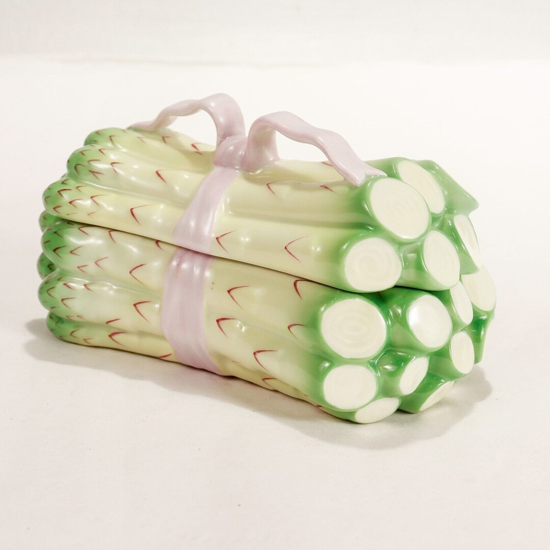 Herend Porcelain Figural Asparagus Covered Box - 6070/C - Etsy | Etsy (US)