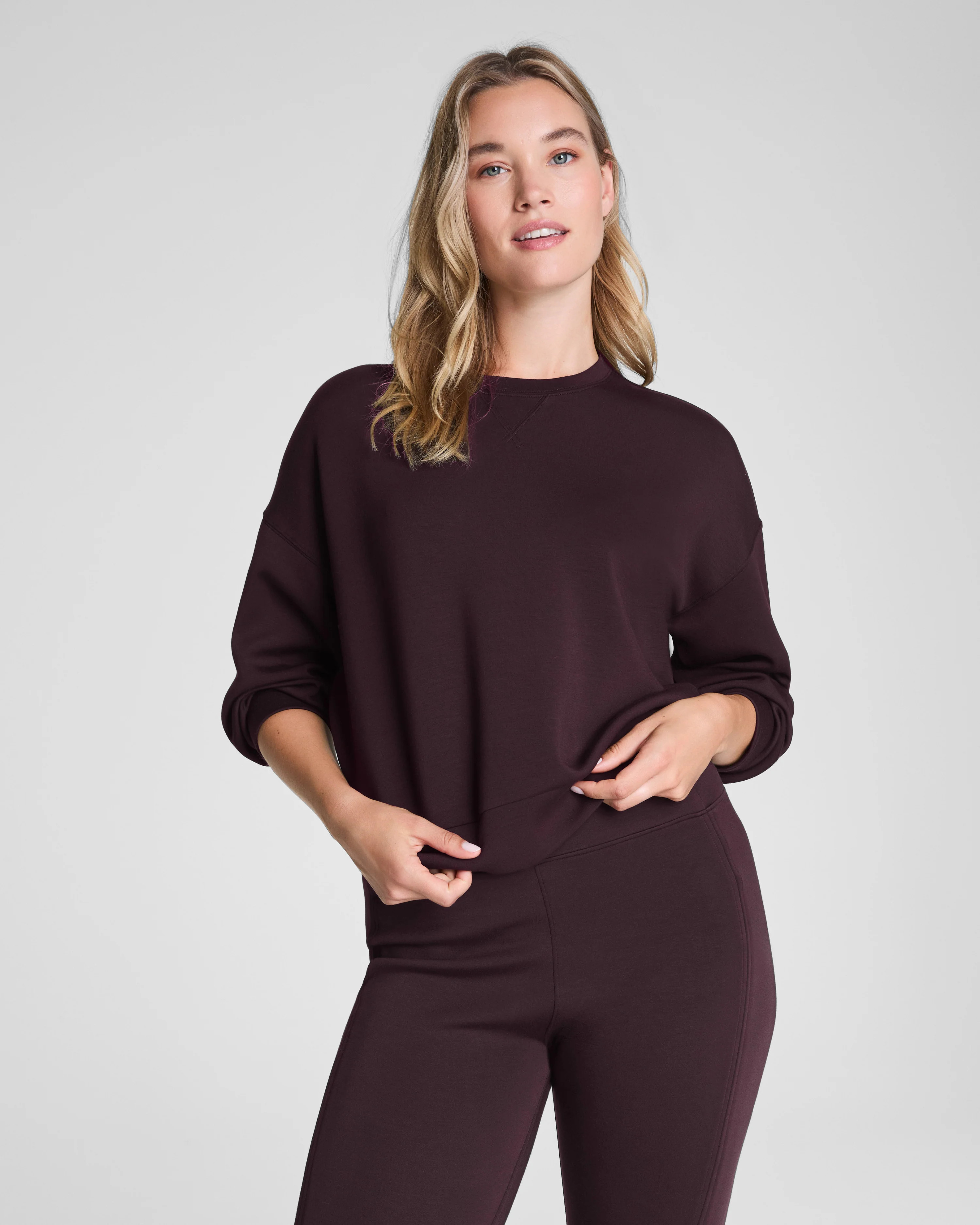 AirEssentials Lightweight Crewneck Pullover | SPANX | Spanx
