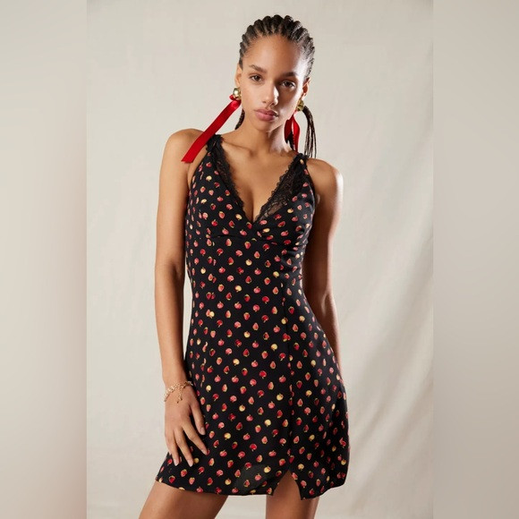 UO Kimchi Blue Hana Strappy-Back Halter Mini Dress | Poshmark