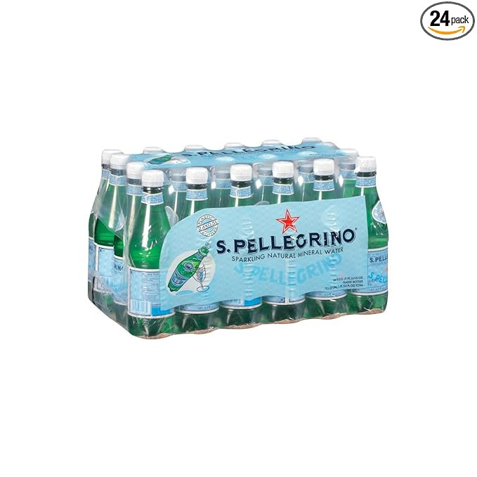 S.Pellegrino Sparkling Natural Mineral Water 0.5 L bottles, 24 ct. A1 | Amazon (US)