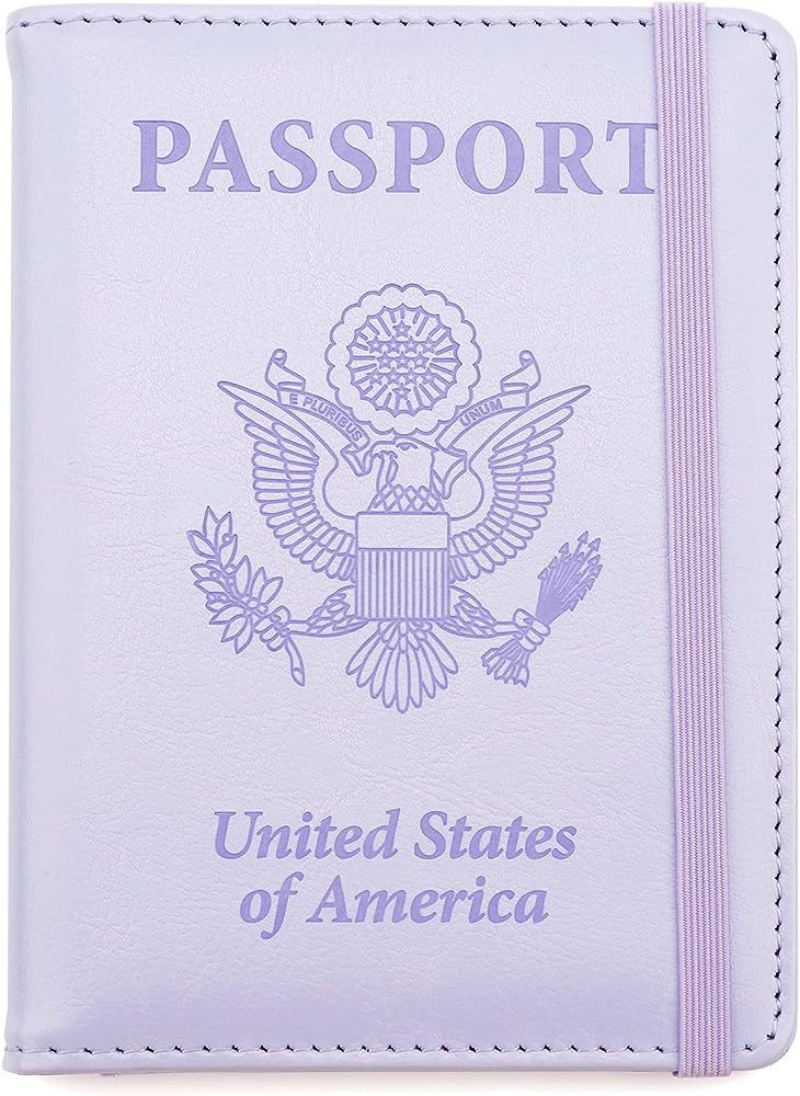Passport Holder, Passport and Vaccine Card Holder Combo Passport Cover Passport Wallet Rfid Passp... | Amazon (US)