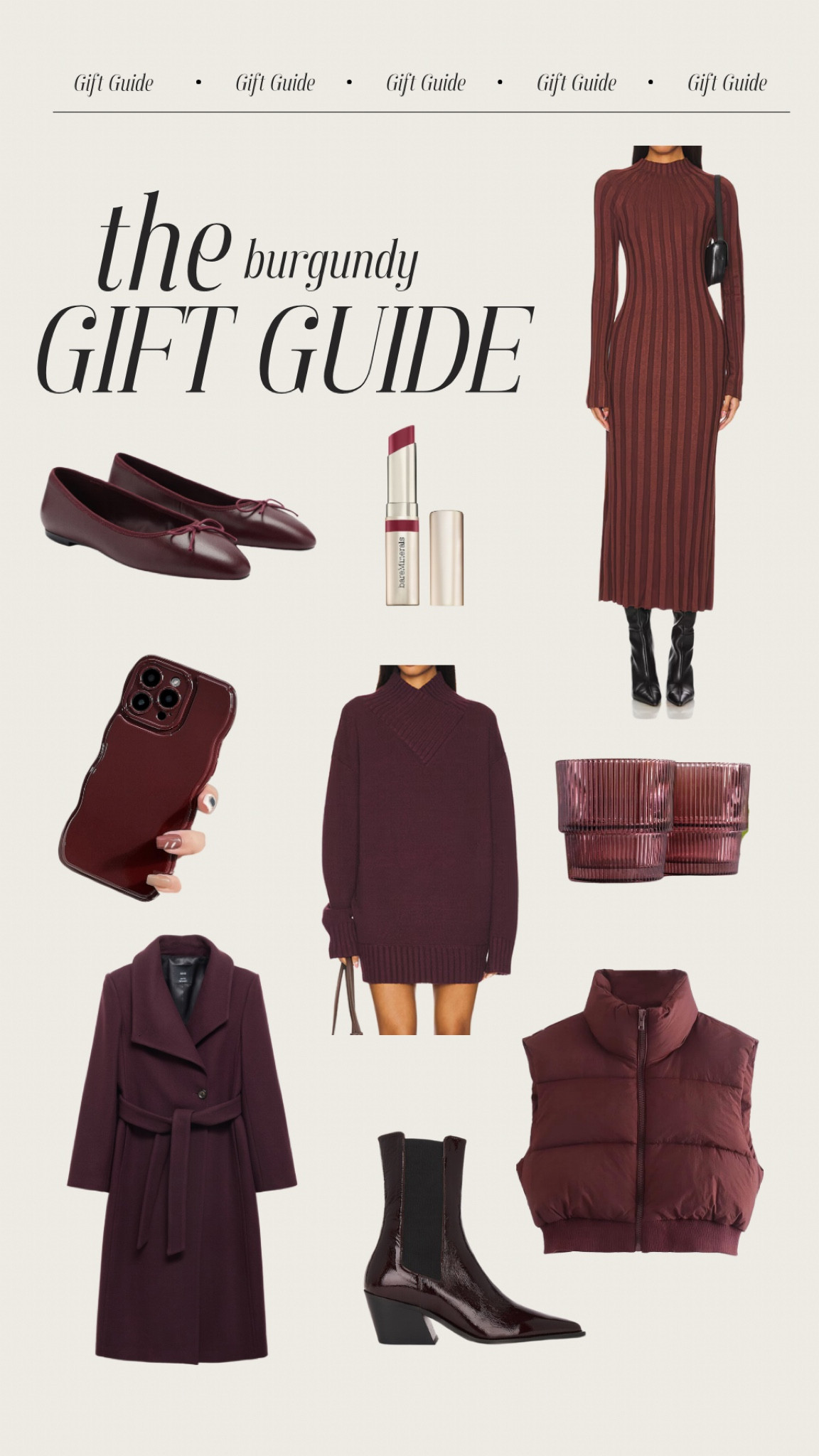 This gift guide if perfect for everyone. The coat is currently on sale as well as the vest!! The flats will go with absolutely every outfit this season! 

#LTKHoliday #LTKGiftGuide #LTKSeasonal