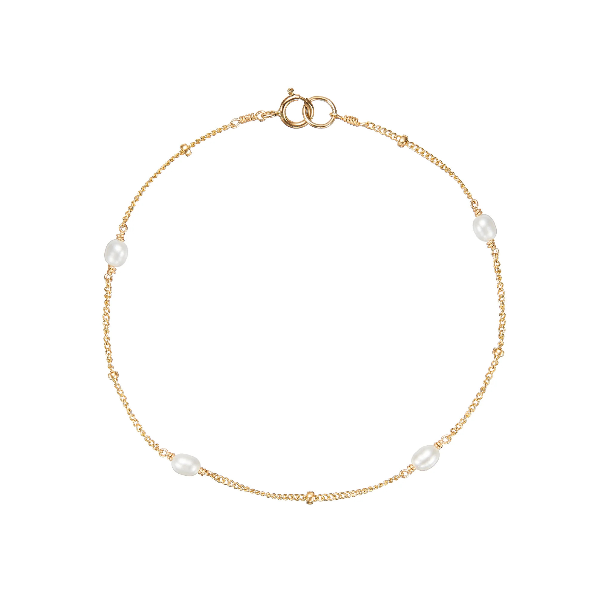 Gold Seed Pearl Satellite Bracelet | Lily & Roo