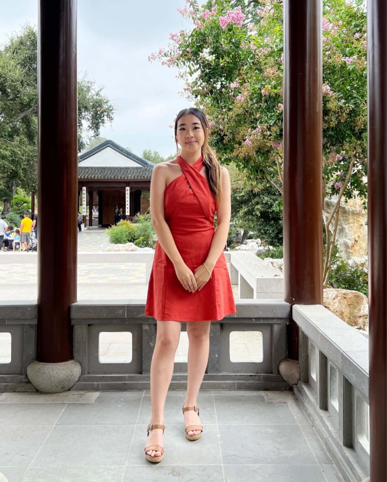 Mini halter neck dress spring summer fashion styling 

#LTKstyletip #LTKtravel #LTKfindsunder50