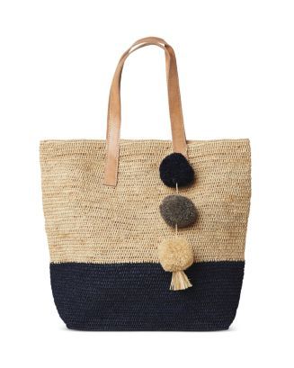 Montauk Color Block Raffia Tote | Bloomingdale's (US)