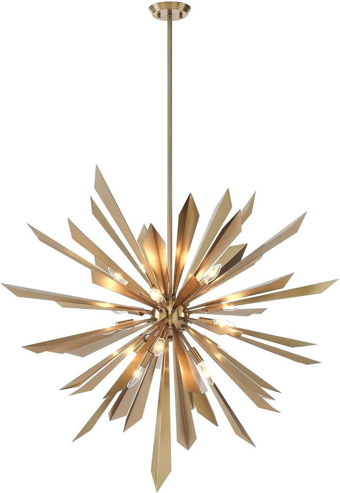 Modway Pervade Mid-Century Modern Starburst Ceiling Light Pendant Chandelier | Amazon (US)