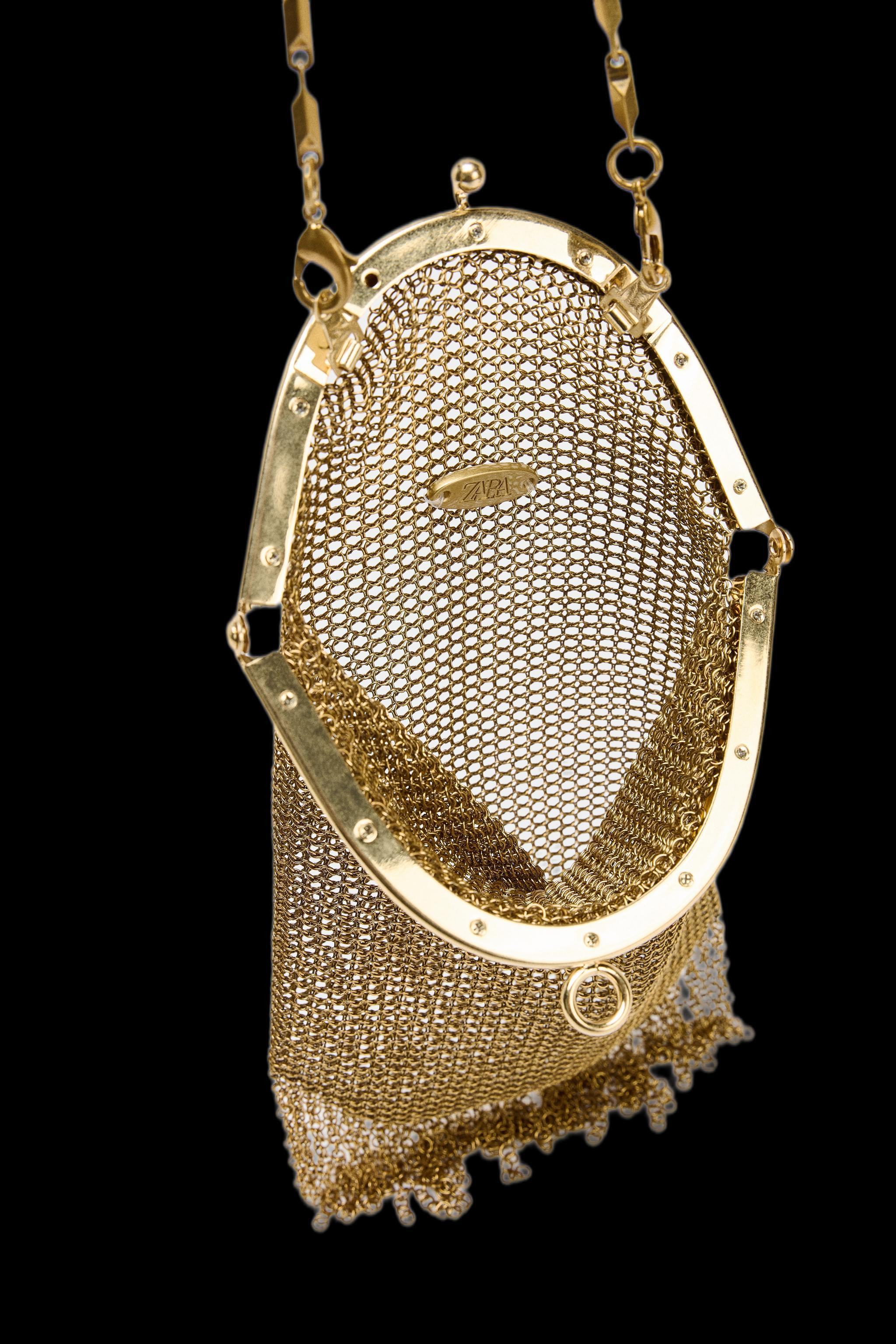 METAL MESH MINI BAG | Zara US