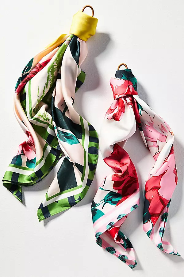 Gardenia Floral Hair Scarf | Anthropologie (US)