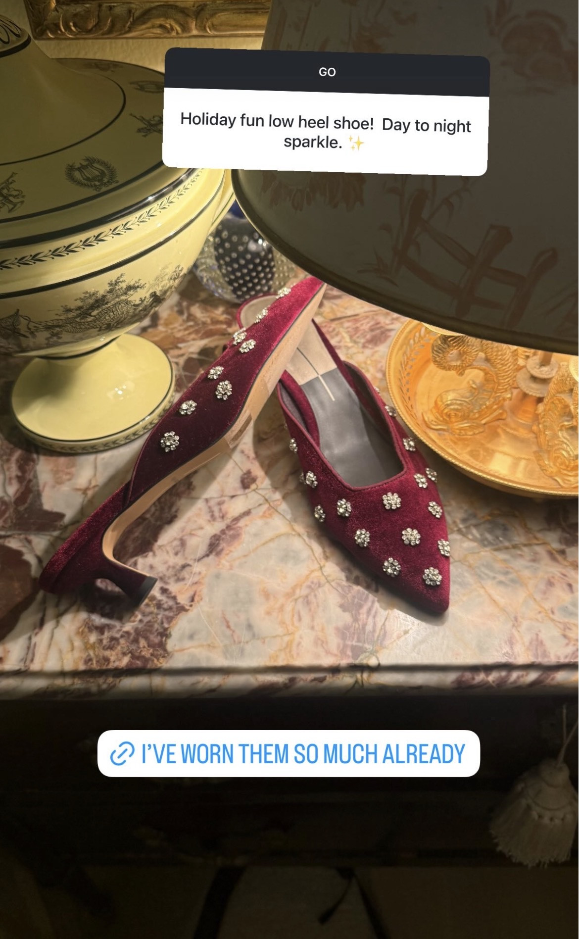 Fun holiday low heel! I have gotten so much use already! 

#LTKSeasonal #LTKHoliday #LTKootd