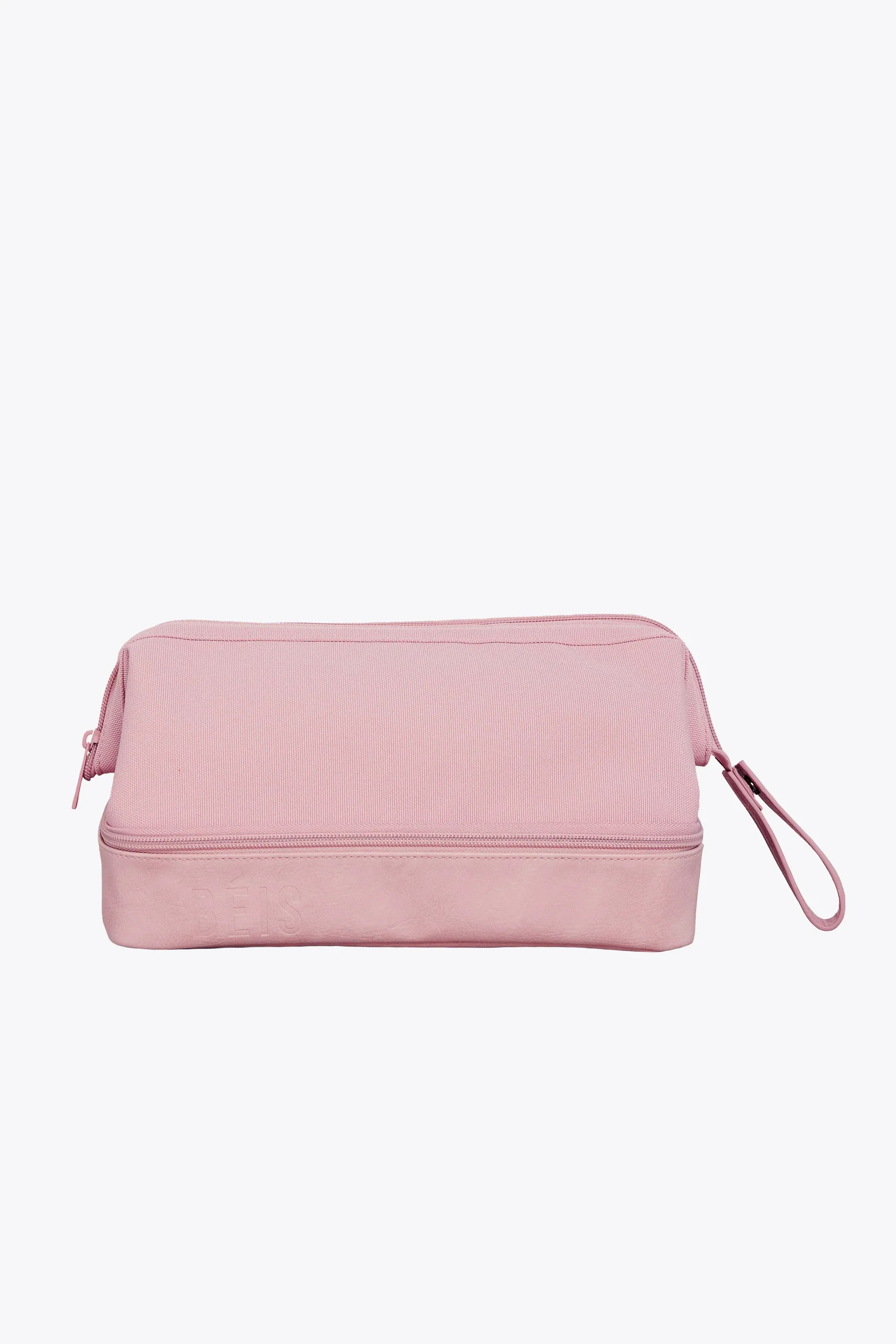 BÉIS 'The Dopp Kit' In Atlas Pink - Pink Travel Toiletry Bag & Toiletry Kit | BEIS
