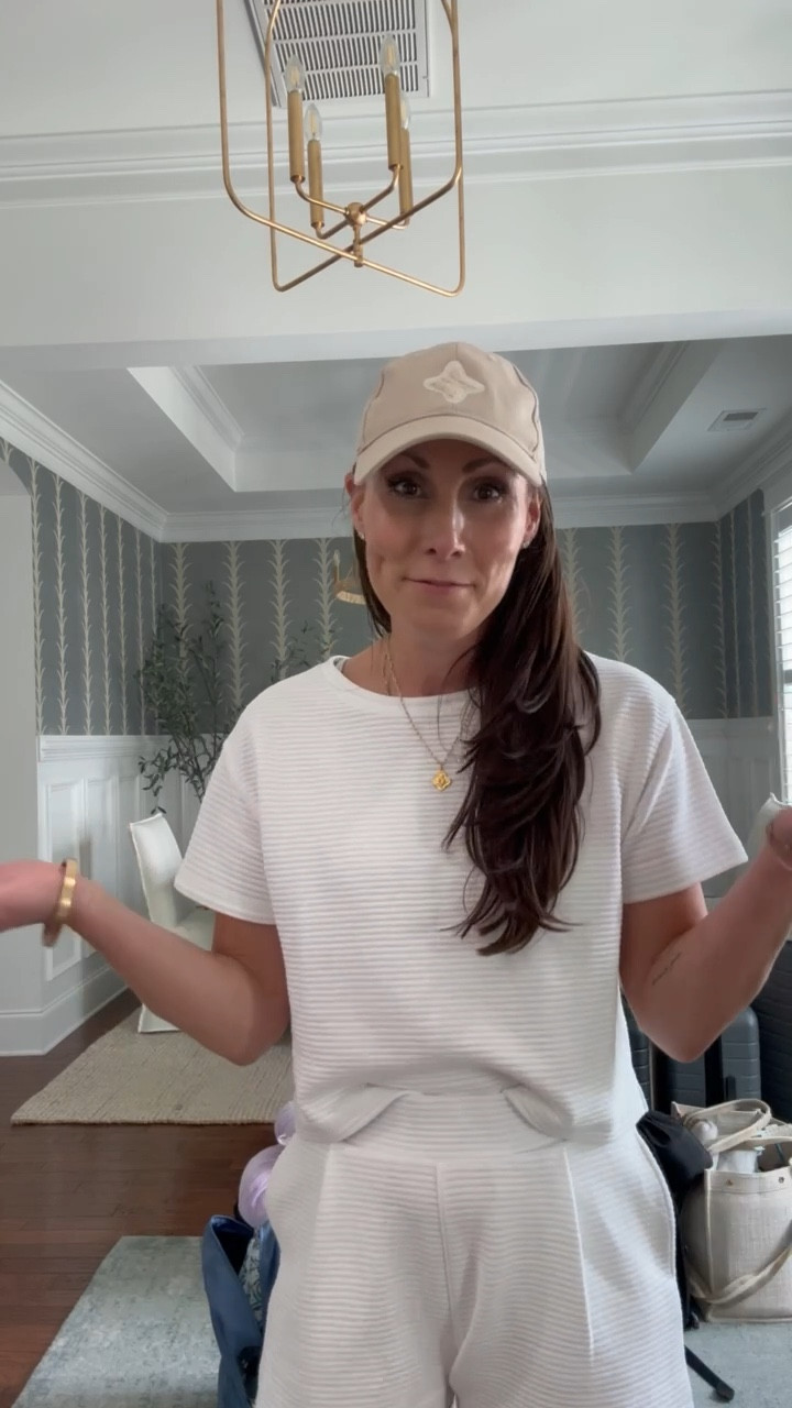 Christina got this adorable travel outfit for summer trips! We love a matching set, and this is soft, comfortable and stylish for on the move 



Travel outfit, 2 piece set, matching set, summer outfit, shorts 

#LTKTravel #LTKStyleTip #LTKVideo