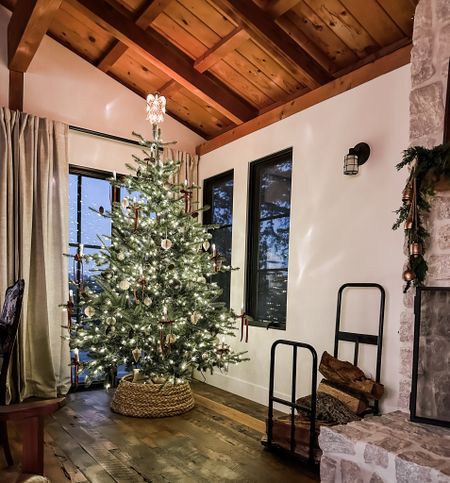 Nothing makes a space feel cozier than a brightly lit Christmas tree!

#LTKstyletip #LTKHoliday #LTKhome