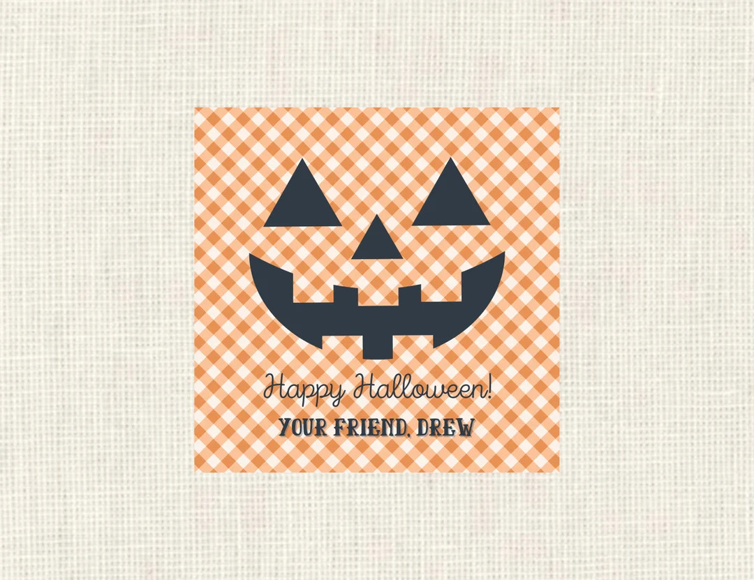 Watercolor Halloween Tags / Kids Tags for Halloween Treat Bags - Etsy | Etsy (US)