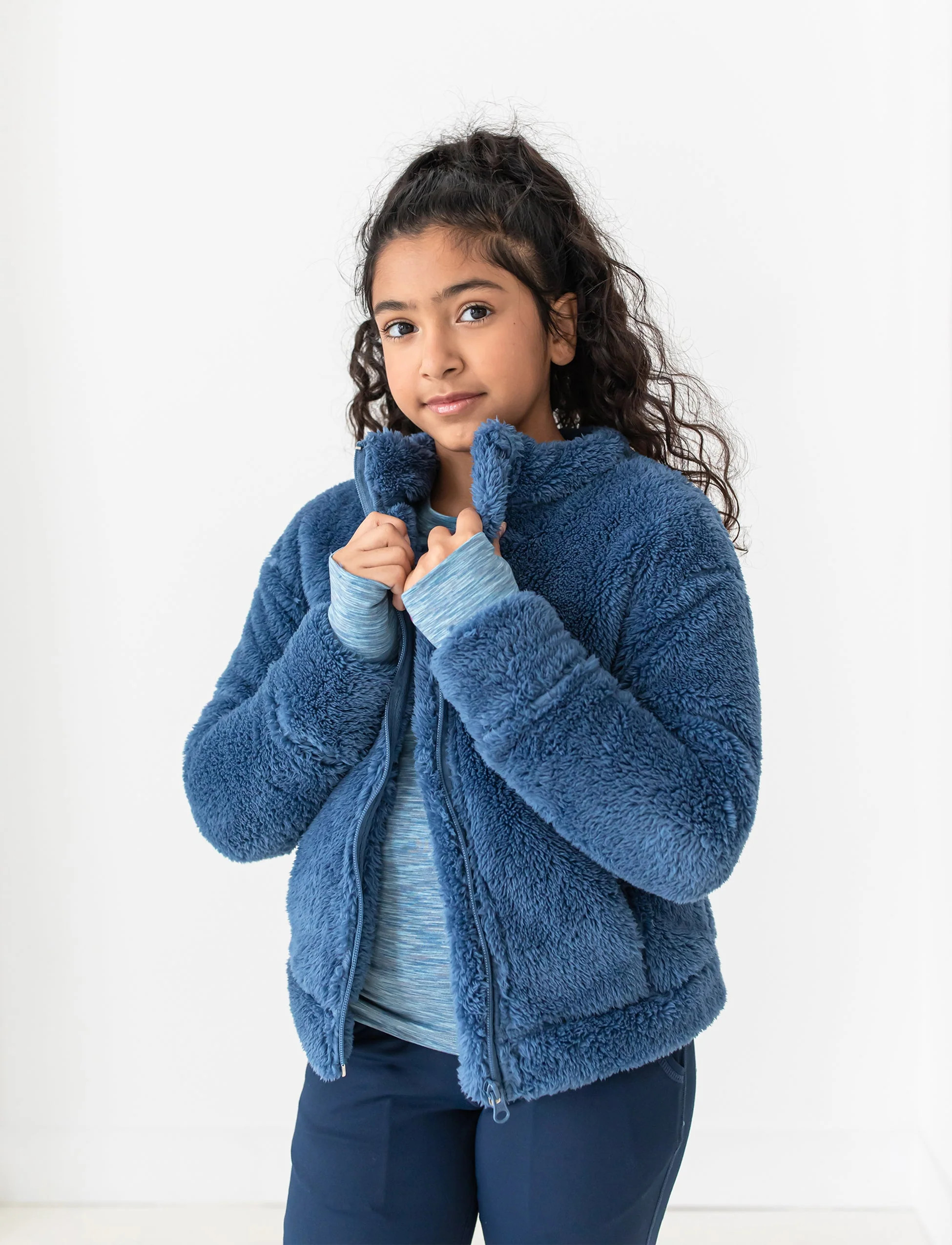 GIRLS 2-6 COZY UP SHERPA JACKET – Jill Yoga Intl | Jill Yoga