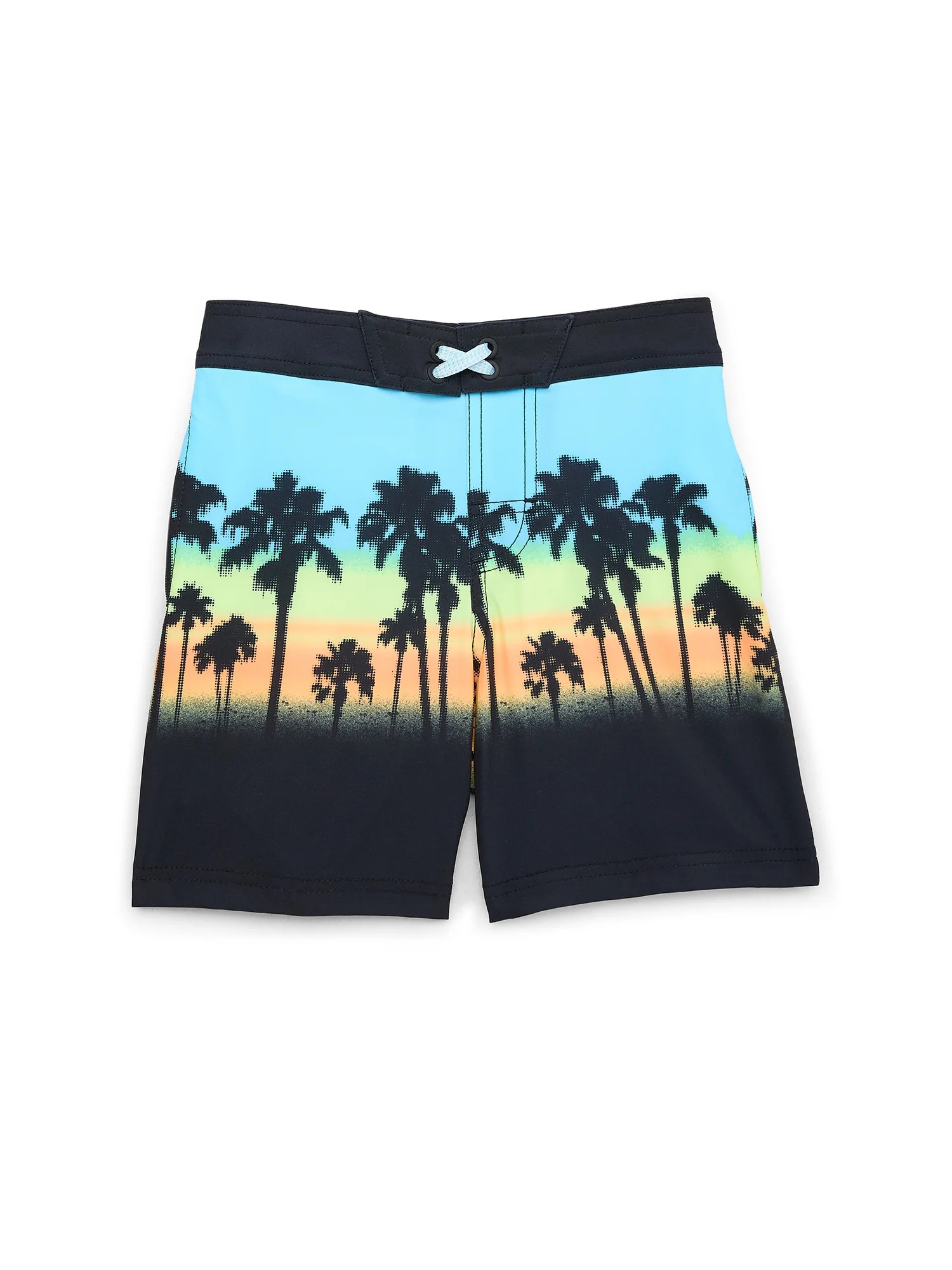 Wonder Nation Boys Quick Dry Stretch Swim Trunks with UPF 50+, Sizes 4-18 & Husky | Walmart (US)