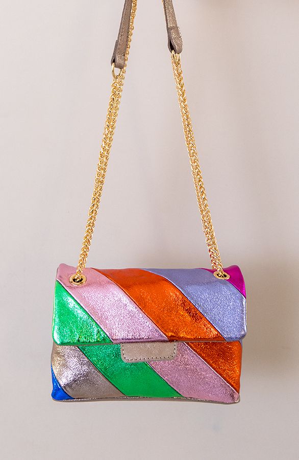 Leather Rainbow Chain Bag Small | Themusthaves.nl | The Musthaves (NL)