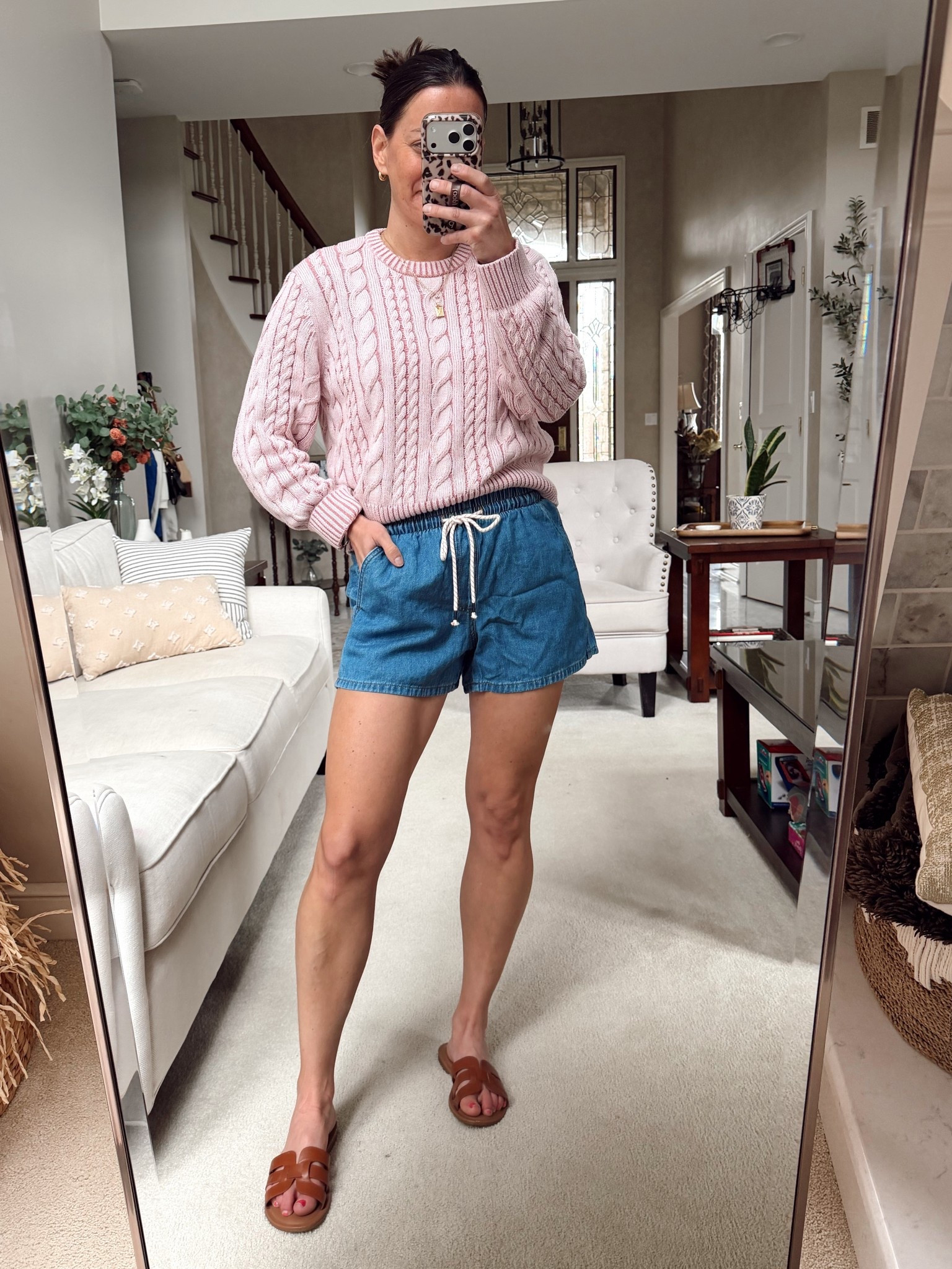 Target new arrivals! Jean shorts run true to size and are so comfortable! Elastic waist and great inseam length. I’m in the small! Sweater runs true to size!



#LTKSeasonal #LTKootd #LTKOver40