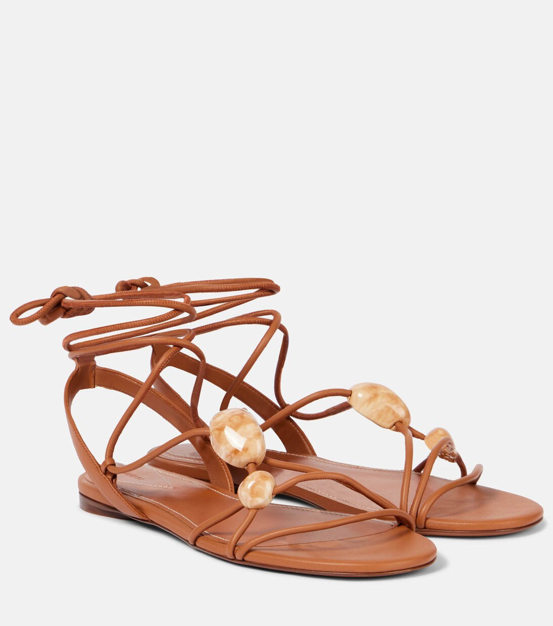 Sandalen aus Leder | Mytheresa (DACH)