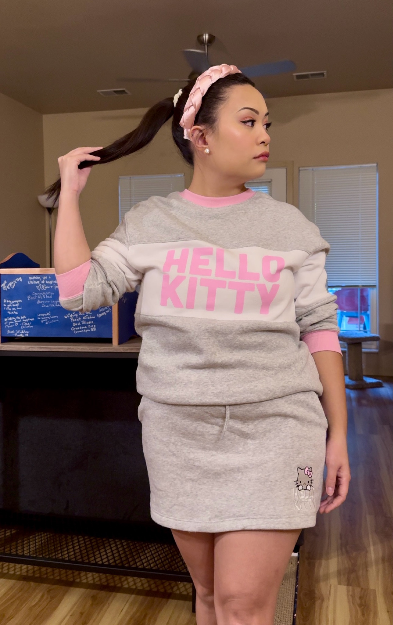 And the cutest lounge set award goes to: This Hello Kitty matching set from Target  

Wearing an XS in both. 


#LTKSaleAlert #LTKStyleTip #LTKFindsUnder50