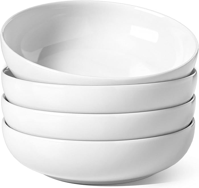 LE TAUCI Pasta Bowls 45 oz, Salad Bowls Set for Serving Soup, Pasta, Noodle, Dinner, Large Kitche... | Amazon (US)