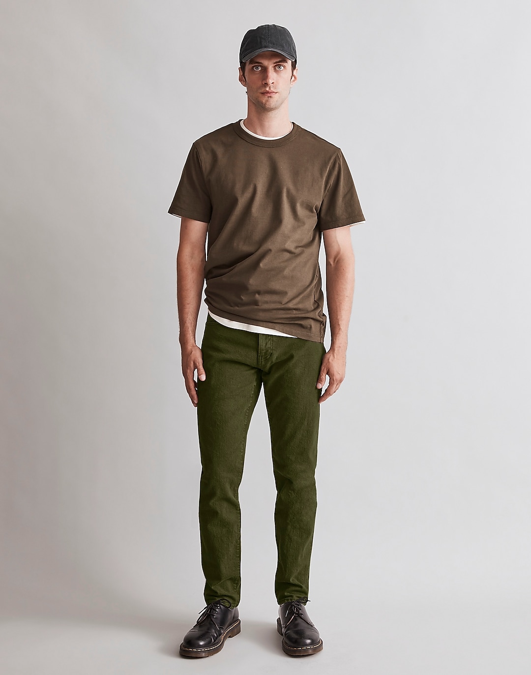 Garment-Dyed Slim Jeans | Madewell