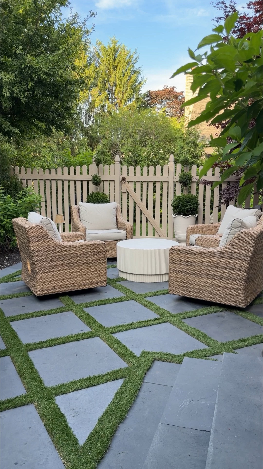 Love these outdoor chairs! They swivel and glide. This is our fourth summer with them and they still look brand new. They also come with custom fit covers! ￼

#LTKSeasonal #LTKHome #LTKSaleAlert