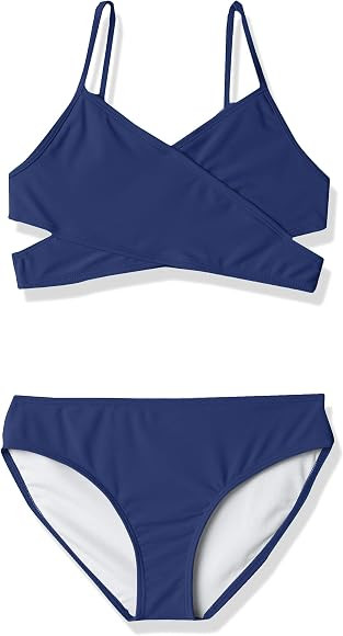 Kanu Surf Girls' Coral Reef Beach Sport Wrap Around Bikini 2-Piece Swimsuit | Amazon (US)