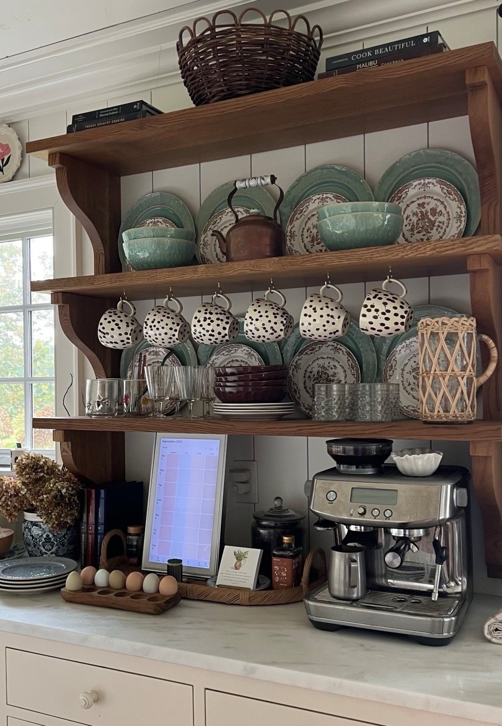 coffee bar! brown toile plates splatter ware mugs fluted glassware icon cups  skylight planner

#LTKHome #LTKHoliday #LTKSeasonal