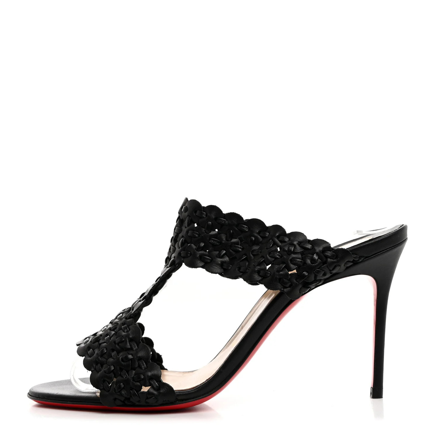 Kid Braided Calamazone 85 Sandals 37.5 Black | FASHIONPHILE (US)