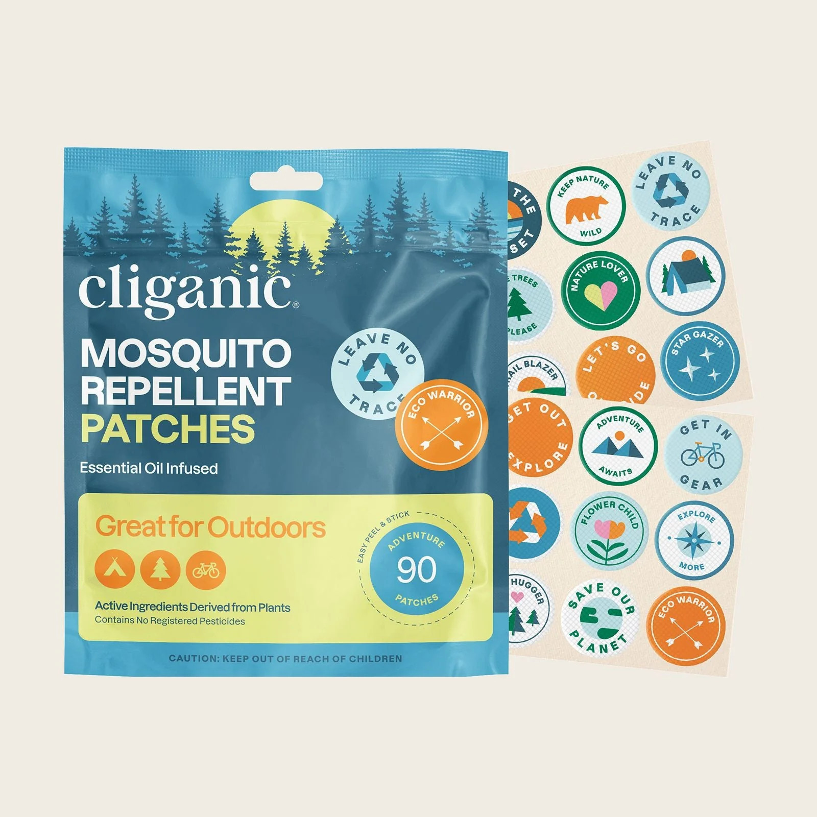 Mosquito Repellent Patches - Adventure | Cliganic