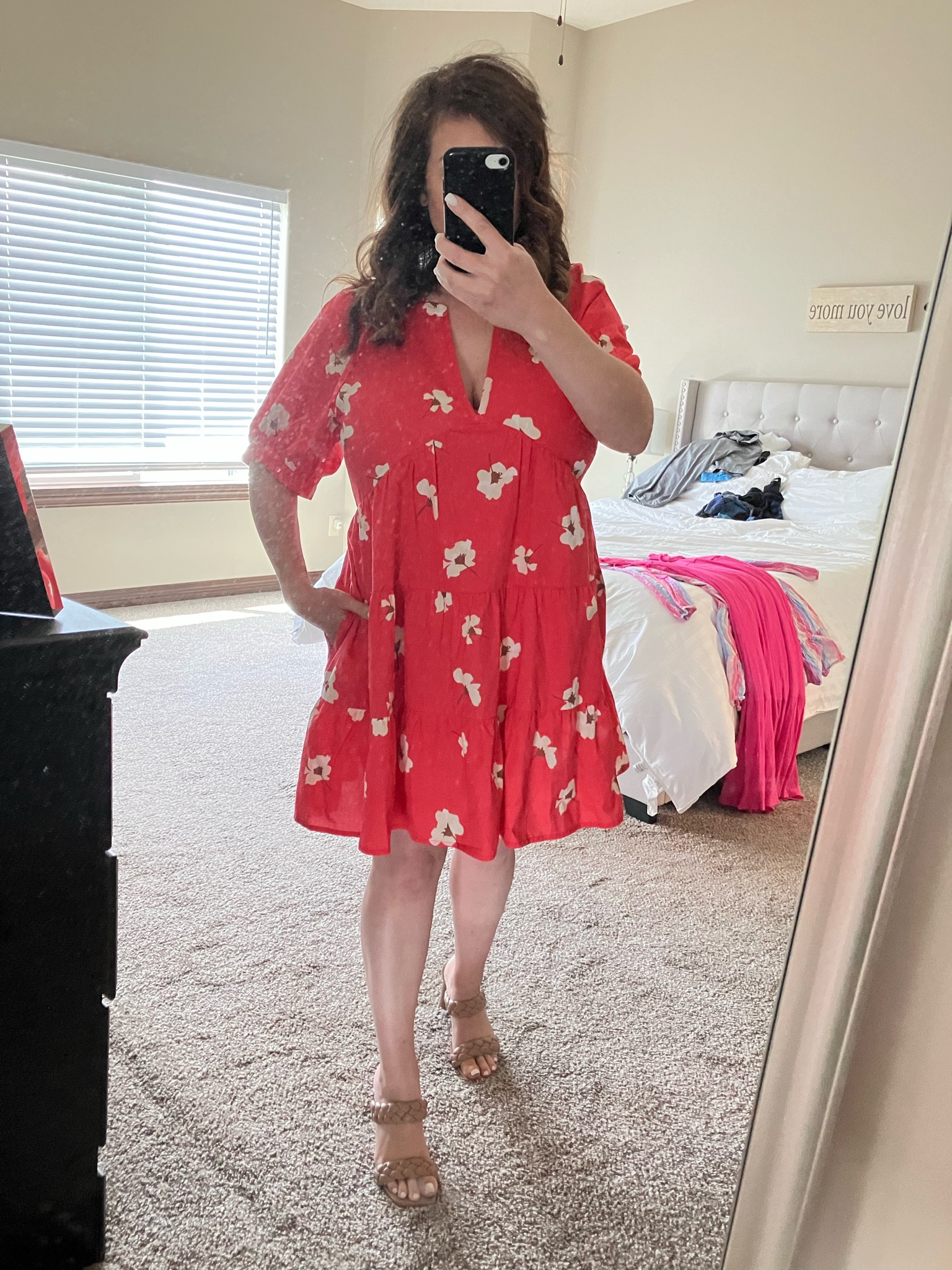 Womens dress / spring dress / bridal shower / baby shower / graduation / vacation outfit / wedding guest / date night / gno / girls night out / target / petite / midsize / bump friendly/ pp / postpartum/ floral dress 

#LTKwedding #LTKunder50 #LTKbump