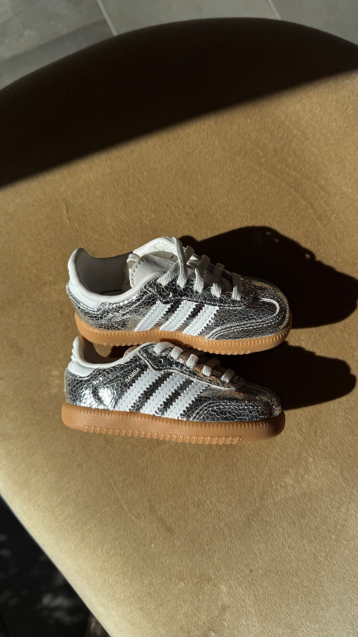 Already ordered in my size! Baby & toddler silver sambas!

#LTKKids #LTKShoeCrush #LTKBaby