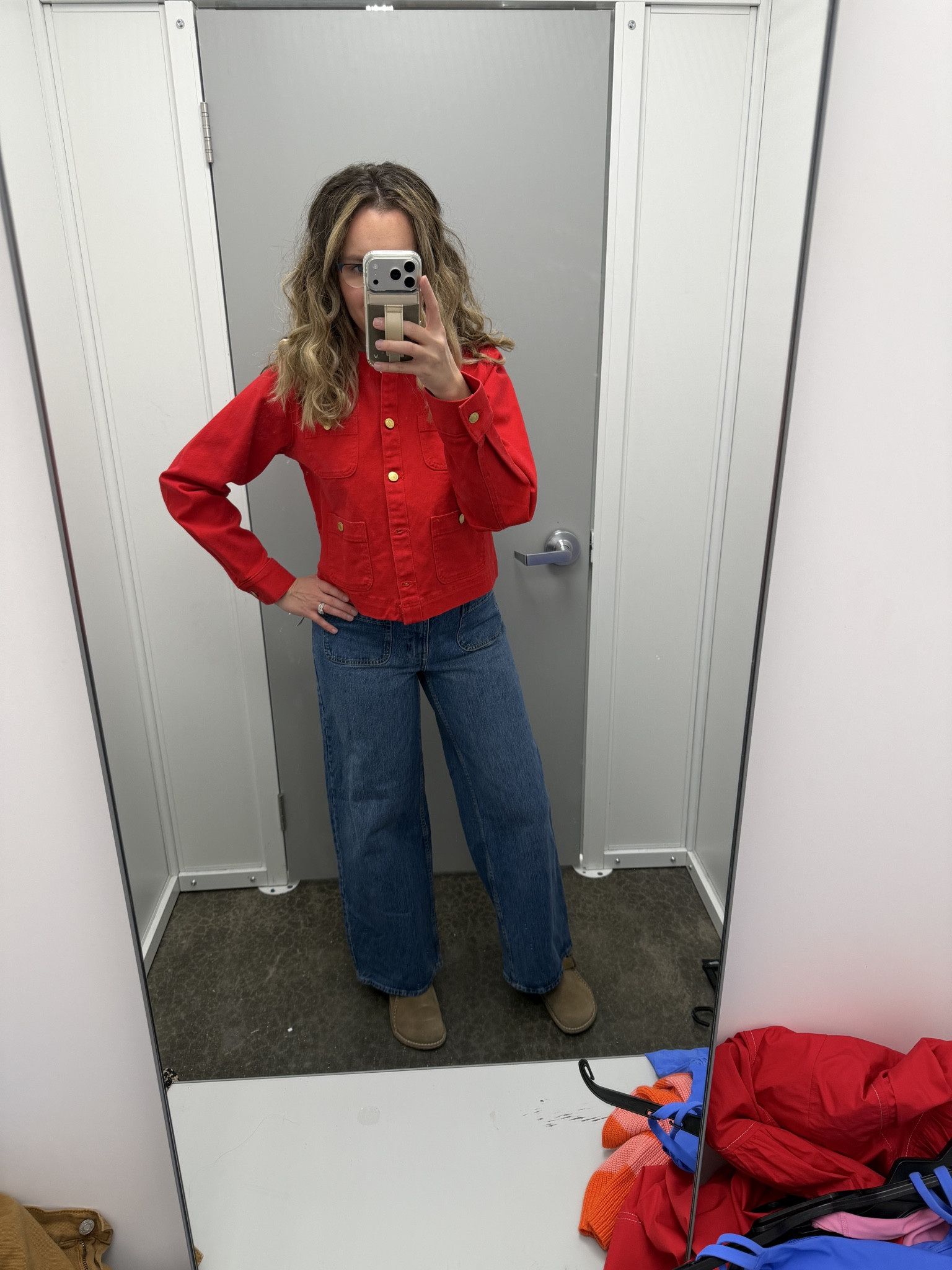 Red cropped jacket with gold buttons🤍
Walmartt

#LTKWorkwear #LTKmomlife #LTKSeasonal