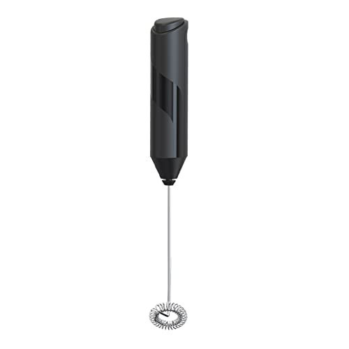IraXpro Electric Milk Frother - One Touch Mini Frother Whisk, 2-AA Battery Powered, for Coffee & Hot Chocolate (Black) | Amazon (UK)