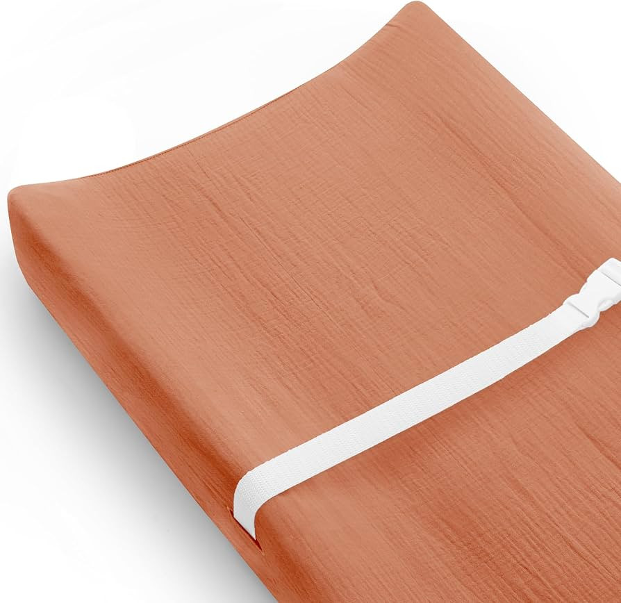 Changing Pad Cover for Baby Girls Boys, Muslin Changing Table Pad Covers with Boho Style, Neutral... | Amazon (US)