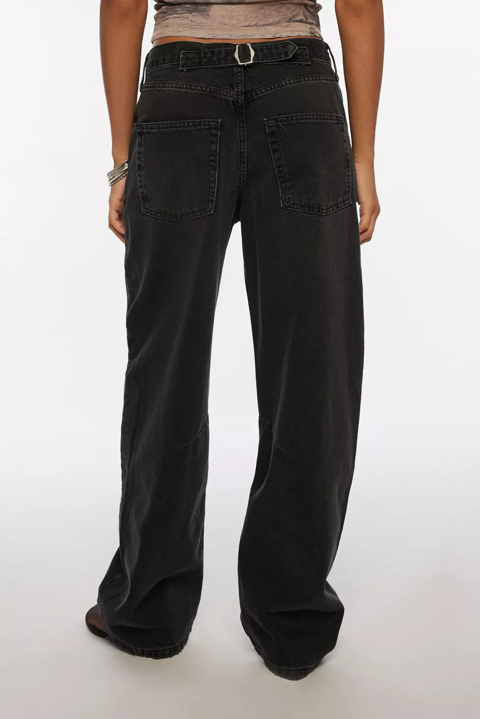 BDG Logan Buckle Baggy Barrel Jean | Urban Outfitters (US and RoW)