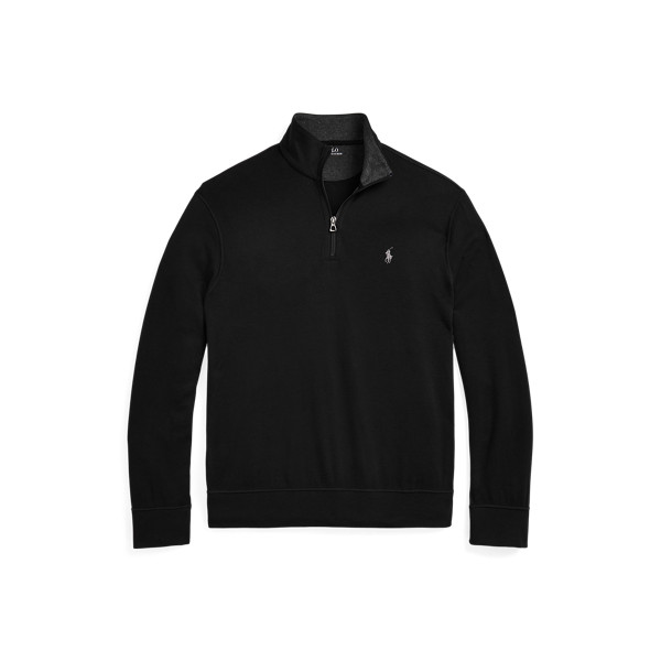 Luxury Jersey Quarter-Zip Pullover | Ralph Lauren (UK)