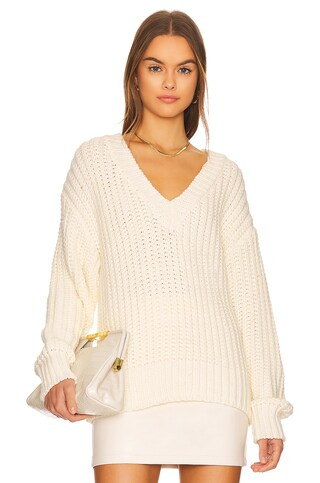 LBLC The Label Katja Sweater in Creme from Revolve.com | Revolve Clothing (Global)