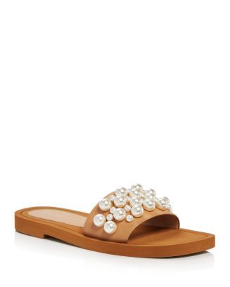 Women's Goldie Embellished Slide Sandals | Bloomingdale's (US)