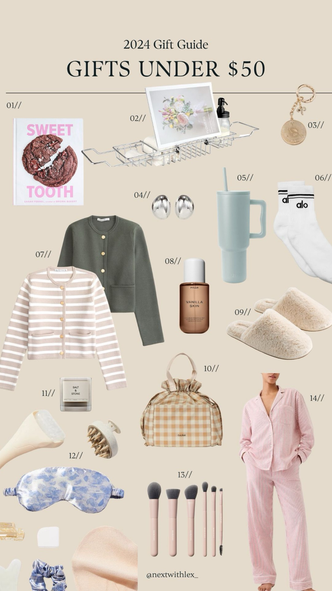 2024 Gift Guide: Gifts Under $50 for Her

#LTKFindsUnder50 #LTKGiftGuide #LTKHoliday