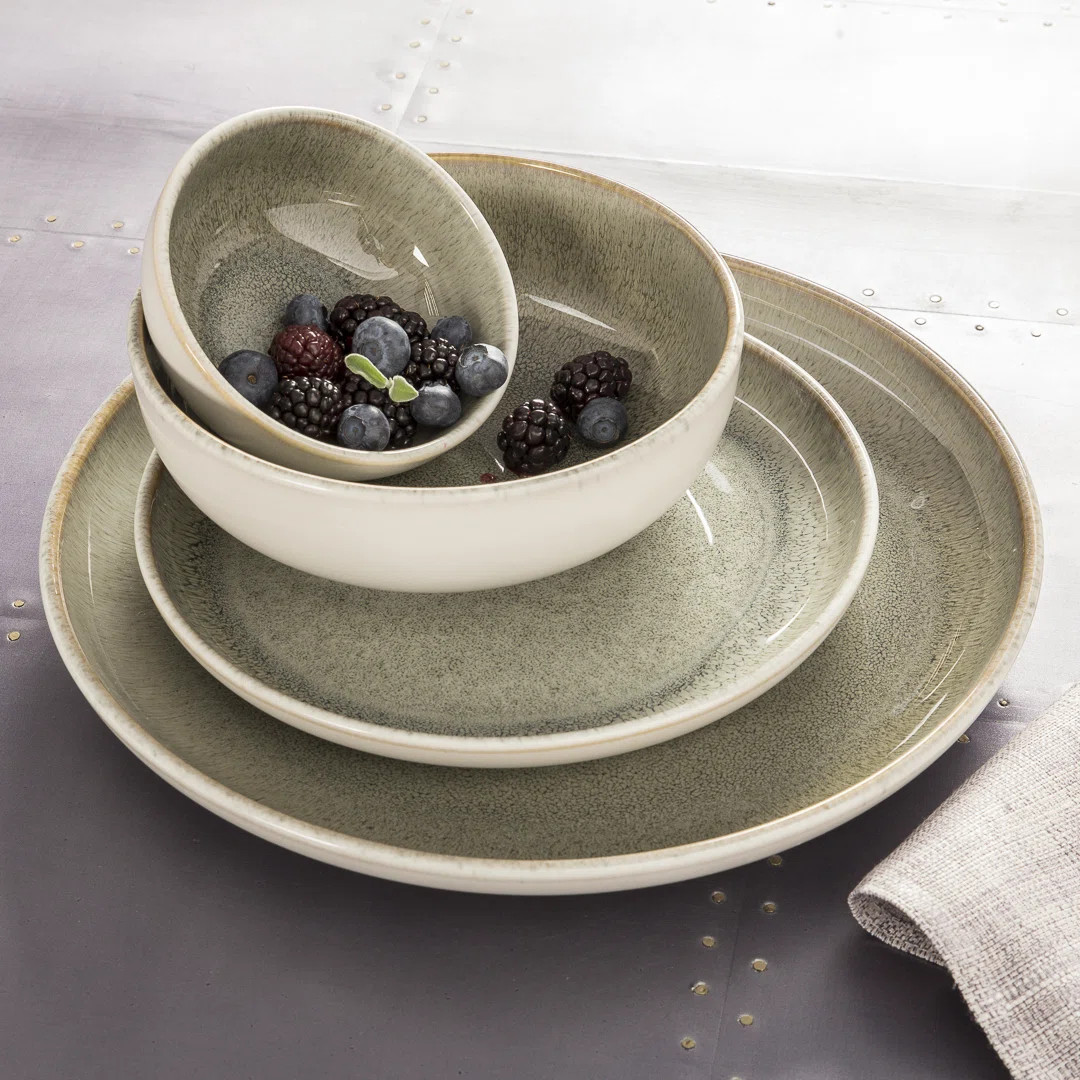 Resona Stoneware 16 Piece Dinnerware Set - Service for 4 | Joss & Main