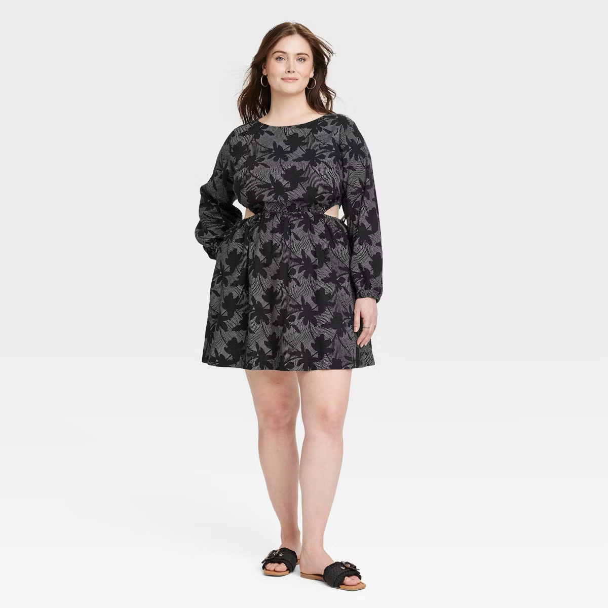 Women's Balloon Long Sleeve Mini A-Line Dress - Universal Thread™ | Target